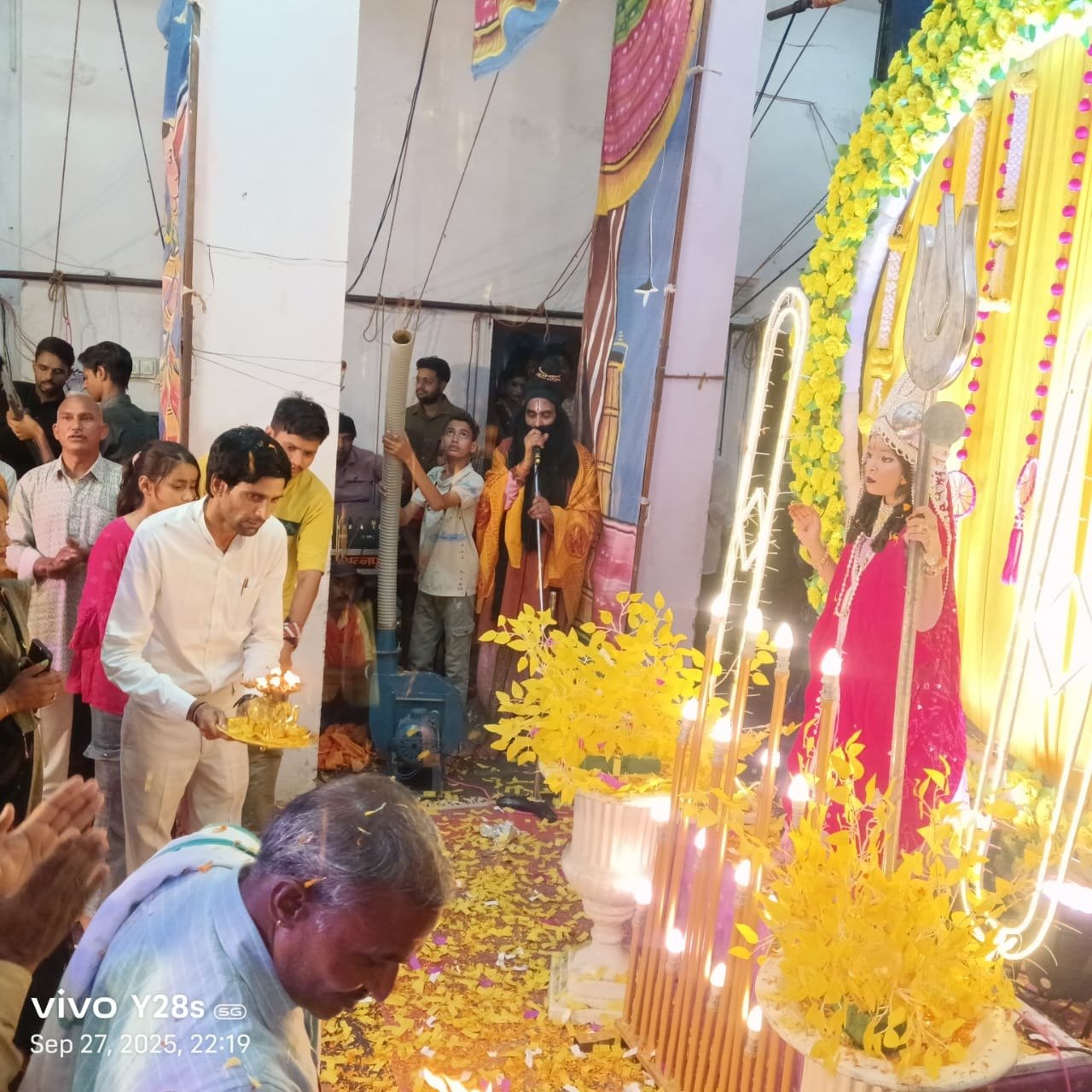 विराटनगर में अवधेश कला केंद्र की रामलीला, वॉइस अध्यक्ष रामेश्वर सैनी का हुआ स्वागत