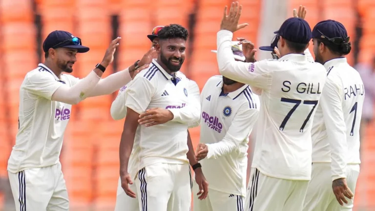IND vs WI 1st Test Mohammed Siraj