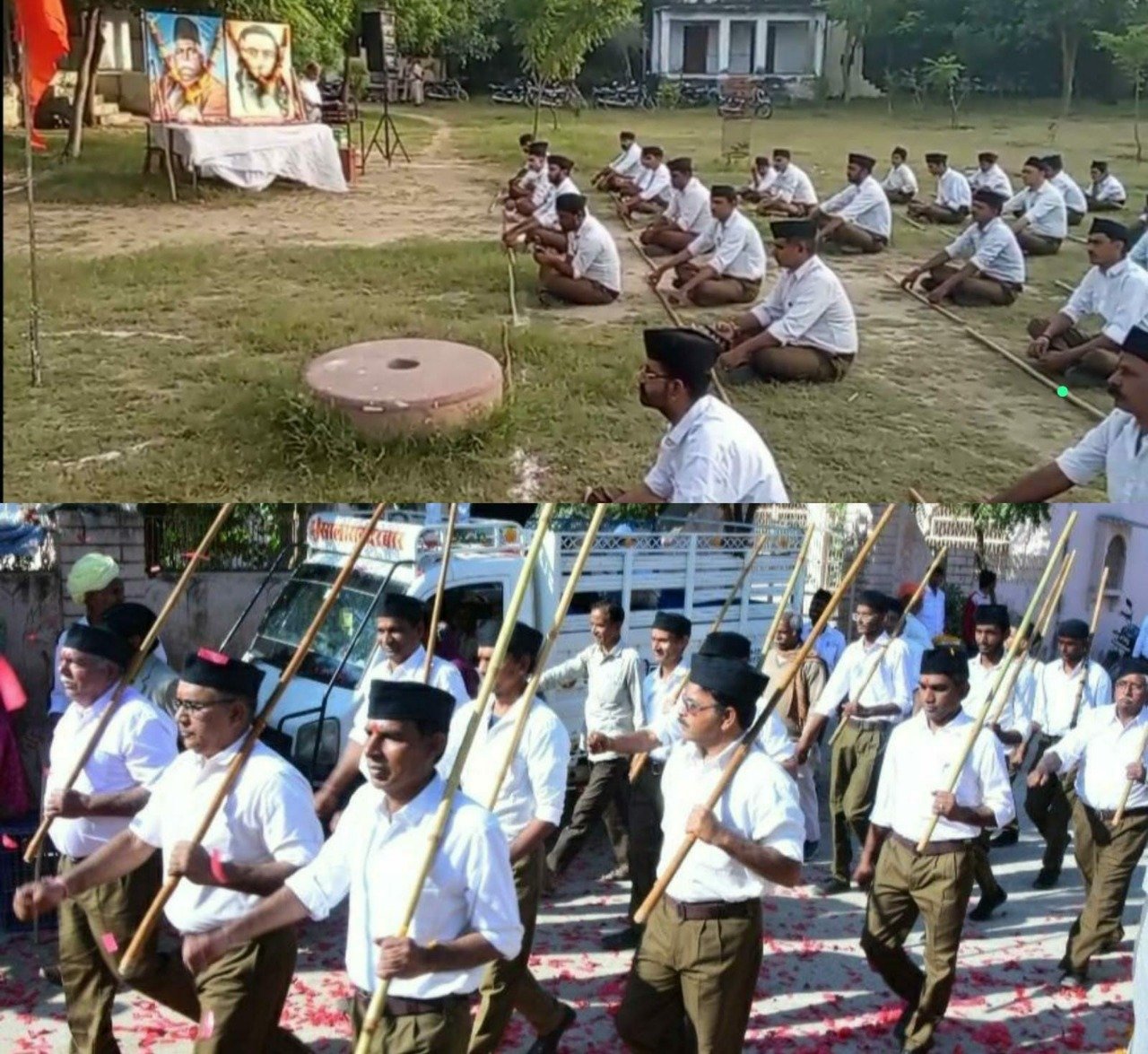 संघ शताब्दी वर्ष पर पथ संचलन का भव्य आयोजन