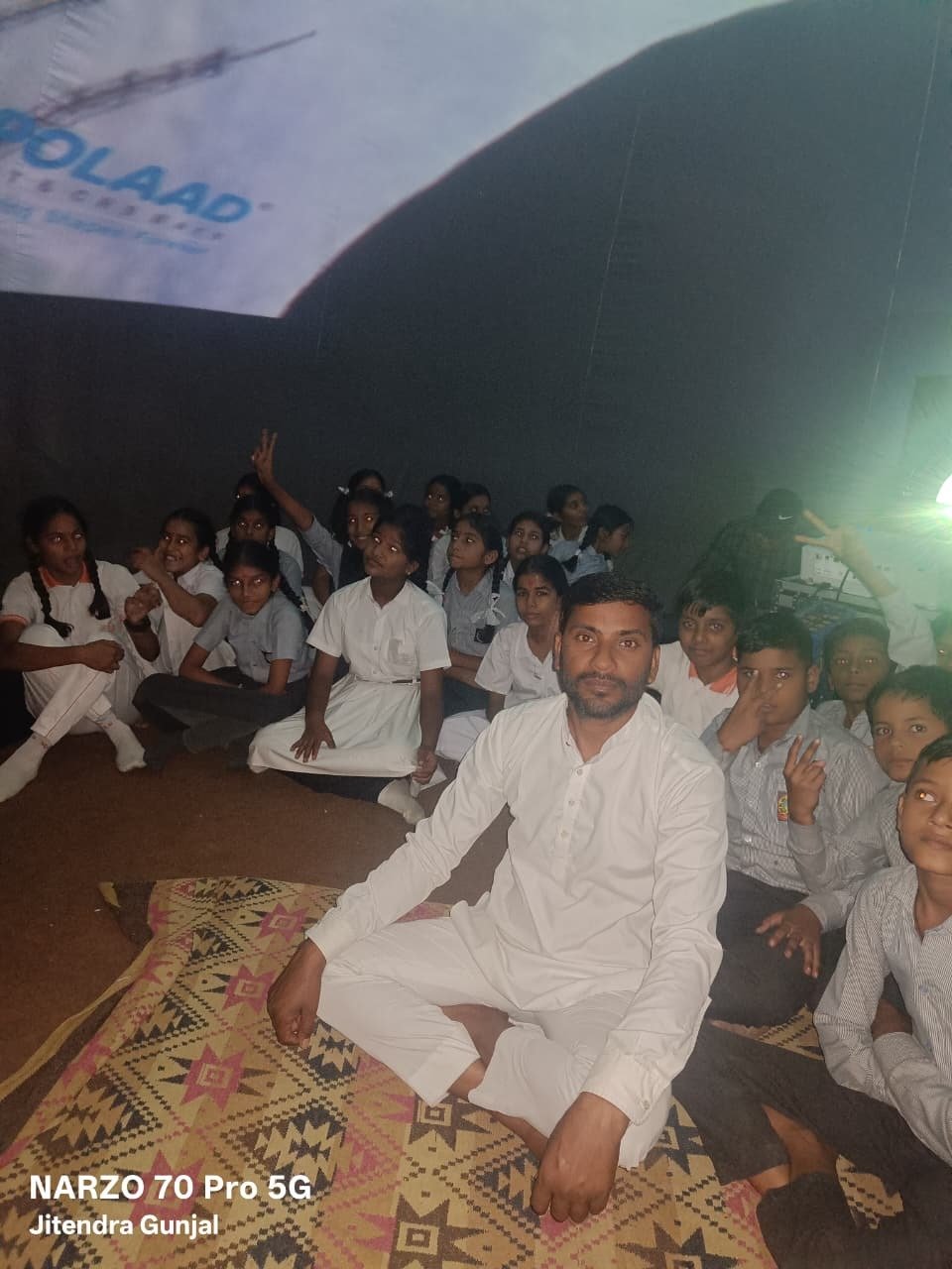 विद्या मंदिर में आयोजित हुआ चंद्रमा की सैर कार्यक्रम