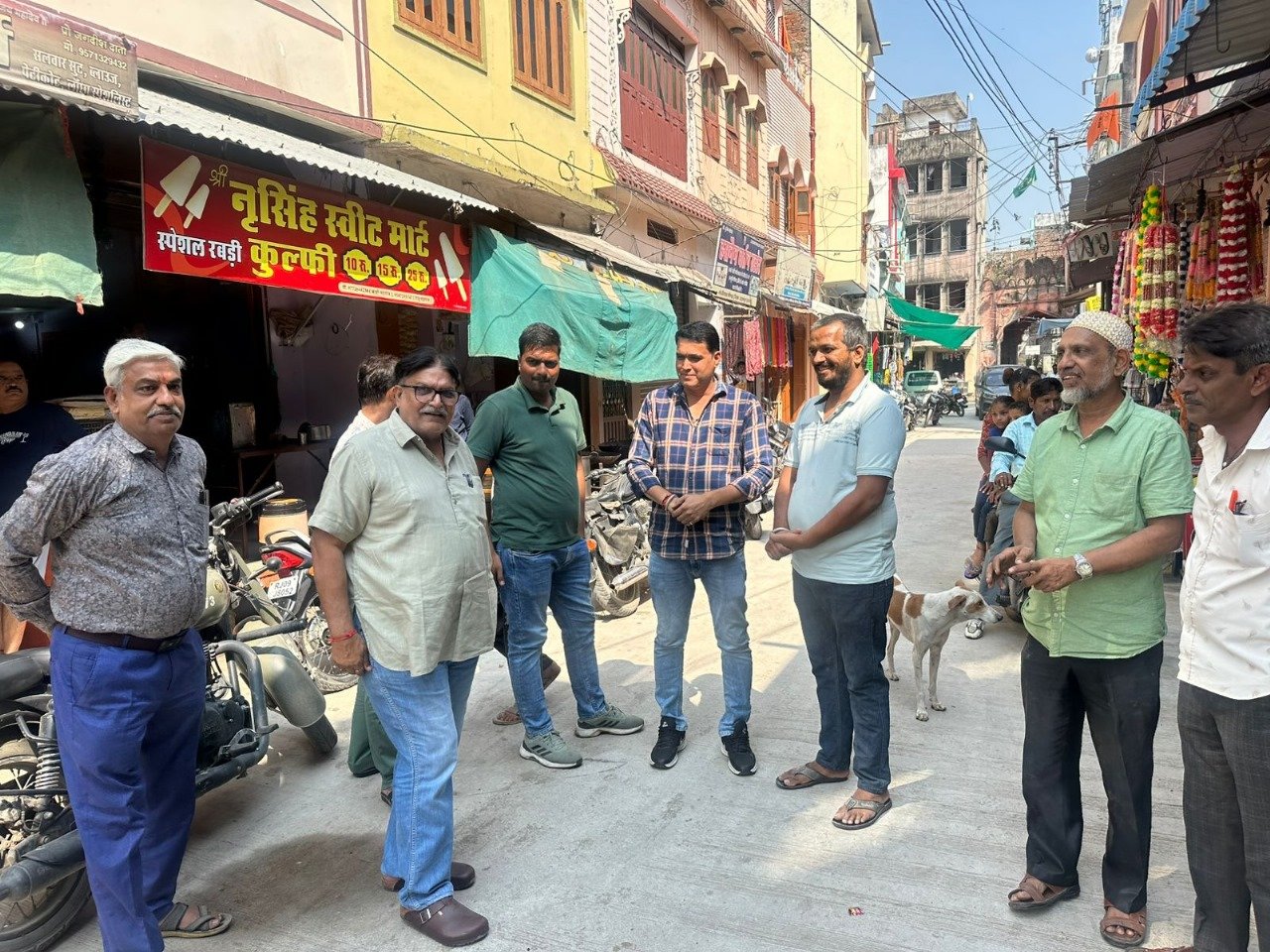 भीण्डर में सड़कों के निर्माण कार्यों का निरीक्षण, पूर्व विधायक रणधीर सिंह भीण्डर ने लिया जायजा