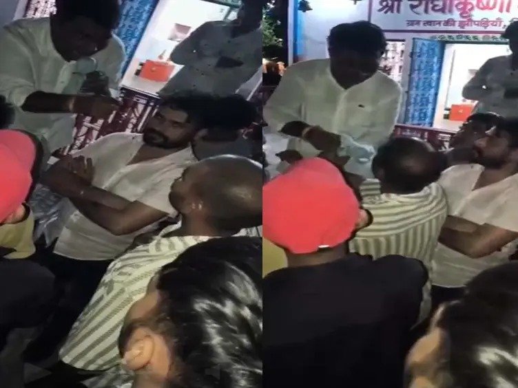 बारां अंता उपचुनाव में निर्दलीय प्रत्याशी नरेश मीणा का विवादित वीडियो वायरल, भीड़ के बीच ग्रामीण से की गाली-गलौच