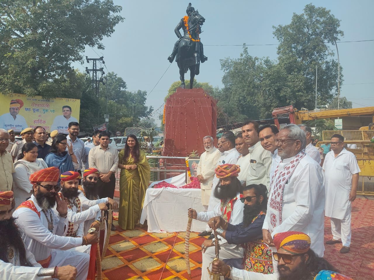 श्रीगंगानगर स्थापना दिवस उत्साहपूर्वक मनाया गया, महाराजा गंगा सिंह को दी श्रद्धांजलि