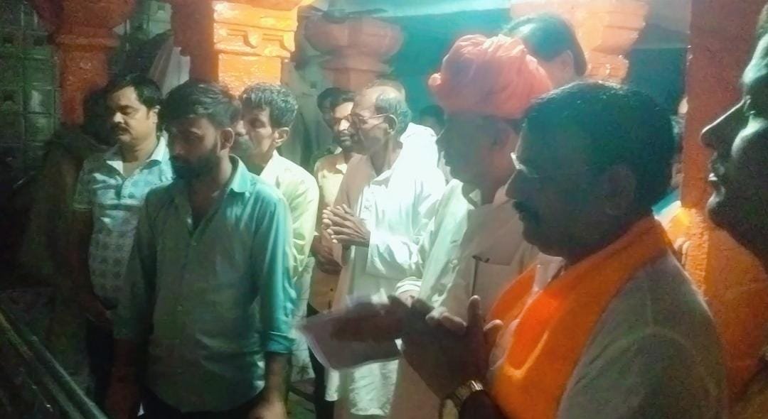 मांगरोल में कानून मंत्री जोगाराम पटेल और श्री चंद कृपलानी का प्रवास, मंदिर भूमि विवाद पर पुजारियों ने सौंपी शिकायत