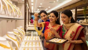 धनतेरस पर खरीदें सोना-चांदी: जानें 2025 के तीन शुभ मुहूर्त और पूजन विधि 2 Why Shopping on Dhanteras is Considered Auspicious 1024x1024