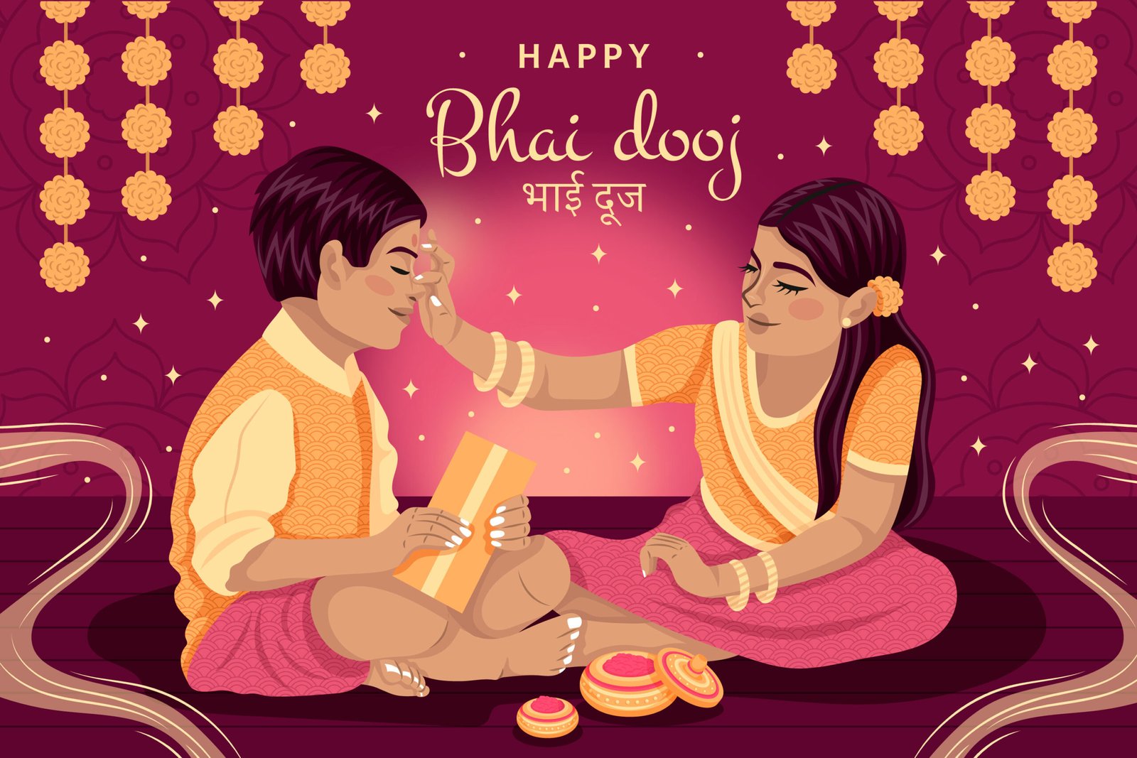 Bhai Dooj 2025: शुभ मुहूर्त और भाई दूज की कथा