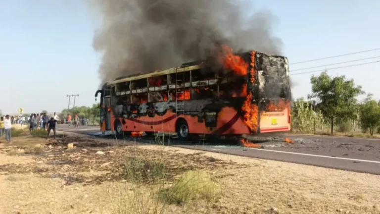 bus fire