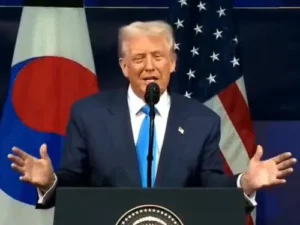 ट्रम्प बोले- तीसरी बार राष्ट्रपति नहीं बन सकता, ये बहुत बुरा है; मोदी को बताया सबसे शानदार दिखने वाला इंसान 3 comp 3 4 1761726068