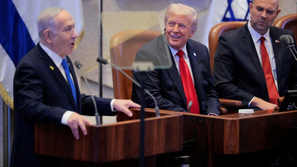 बंधकों की रिहाई के बाद इज़रायली संसद में डोनाल्ड ट्रंप को मिला शांति पुरस्कार