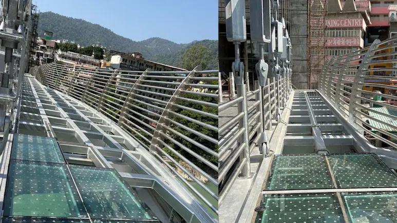 ऋषिकेश में बना भारत का पहला कांच का सस्पेंशन ब्रिज, लक्ष्मण झूले की जगह लेगा ‘बजरंग सेतु’