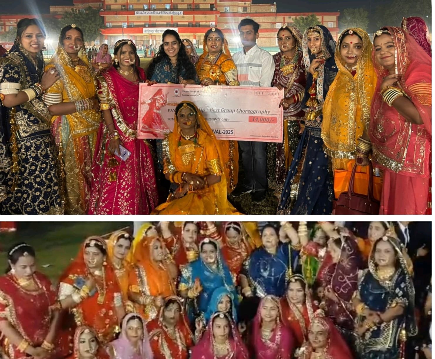 जोधपुर में पहली बार संभाग स्तरीय घूमर महोत्सव 2025 का भव्य आयोजन