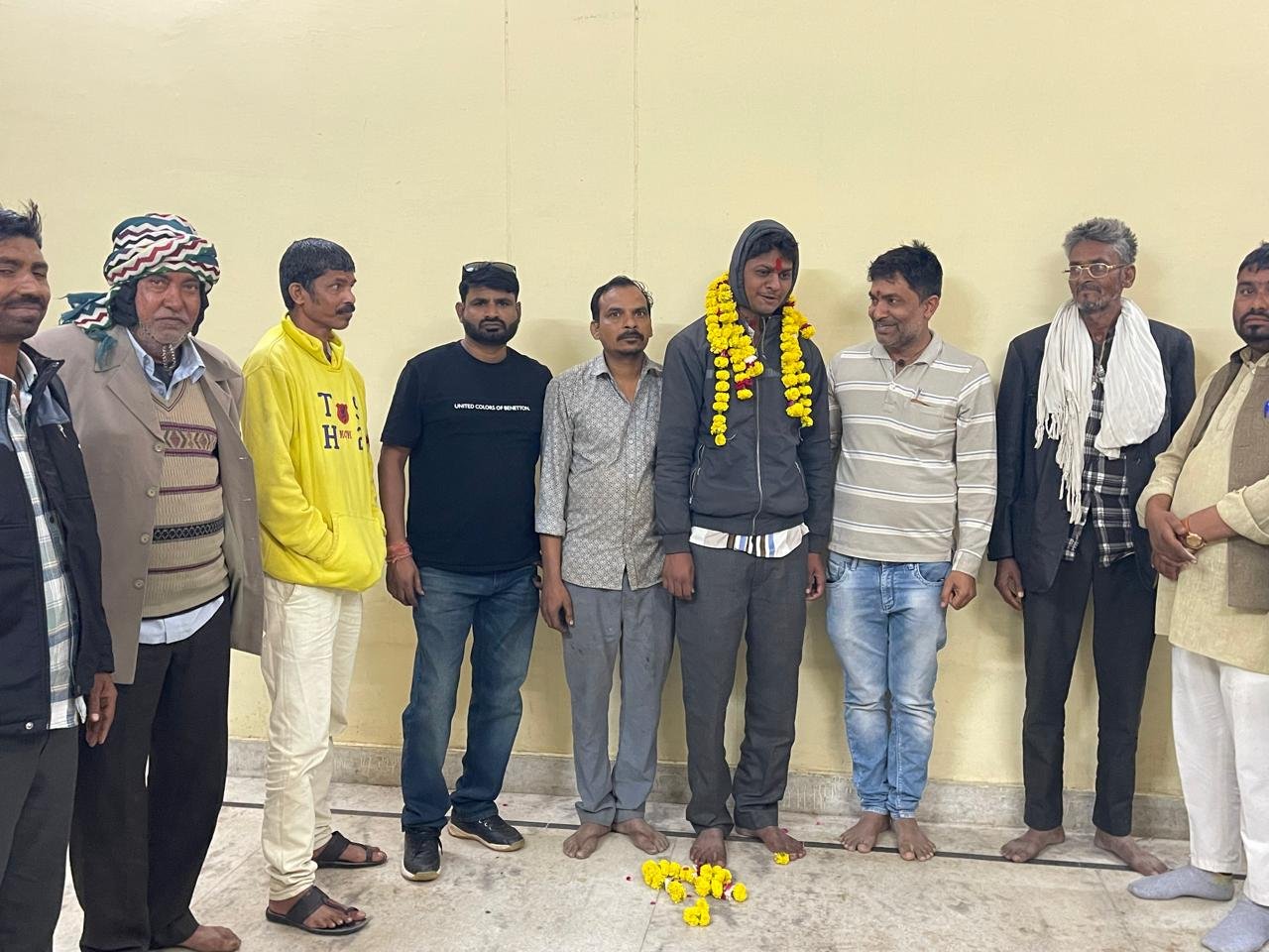 बूंदी में लापता नेत्रहीन युवक अजीत सिंह 10 दिन बाद परिजनों से मिला