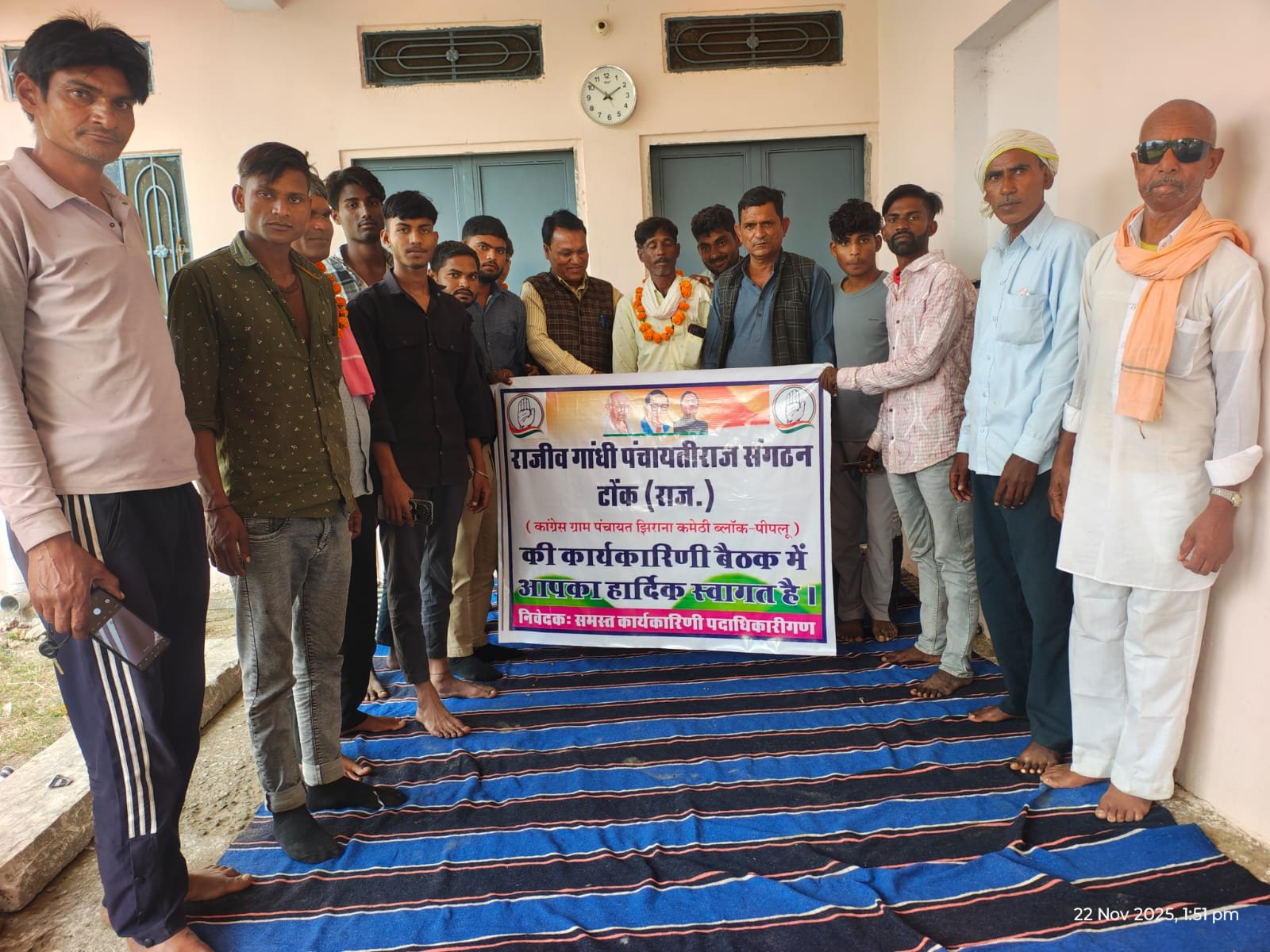 टोडारायसिंह: झिराना ग्राम पंचायत में कांग्रेस संगठन की बैठक, SIR और सक्रियता पर दिया जोर