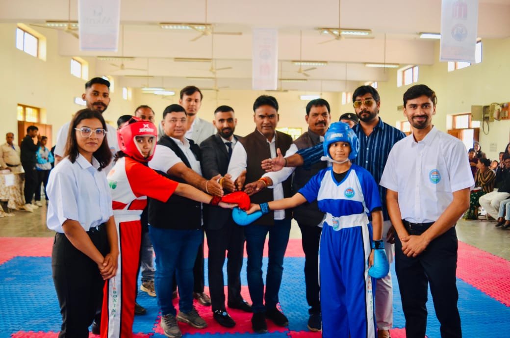 चित्तौड़गढ़ में खेलो इंडिया अस्मिता वूमेन्स किक बॉक्सिंग लीग का भव्य आयोजन