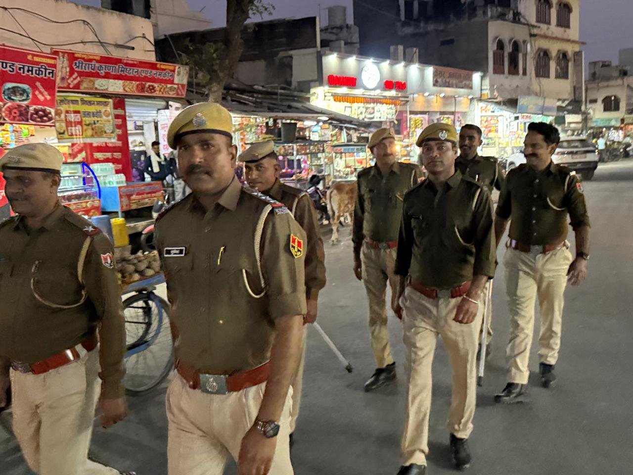 कानोड़ पुलिस का पैदल मार्च: अपराध नियंत्रण और जागरूकता अभियान ने बढ़ाई सुरक्षा