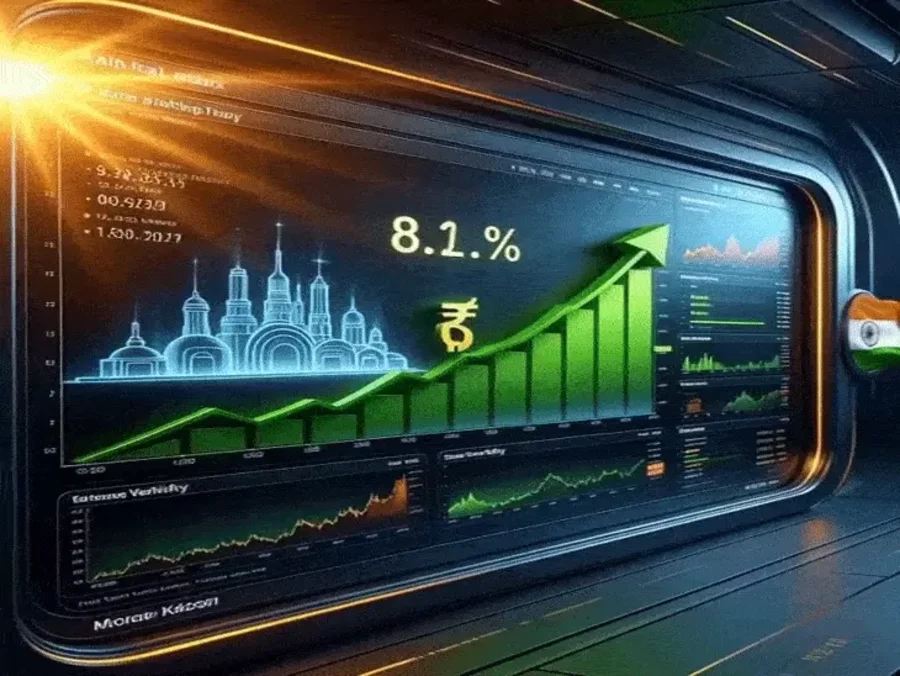 US टैरिफ दबाव के बीच भारत की GDP 8.2% बढ़ी: 6 तिमाही में सबसे तेज ग्रोथ, लोगों के खर्च और मैन्युफैक्चरिंग से मिली रफ्तार