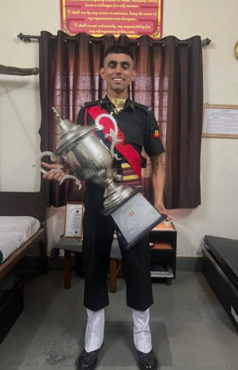 Lieutenant Vikas Choudhary IMA Passing Out Parade