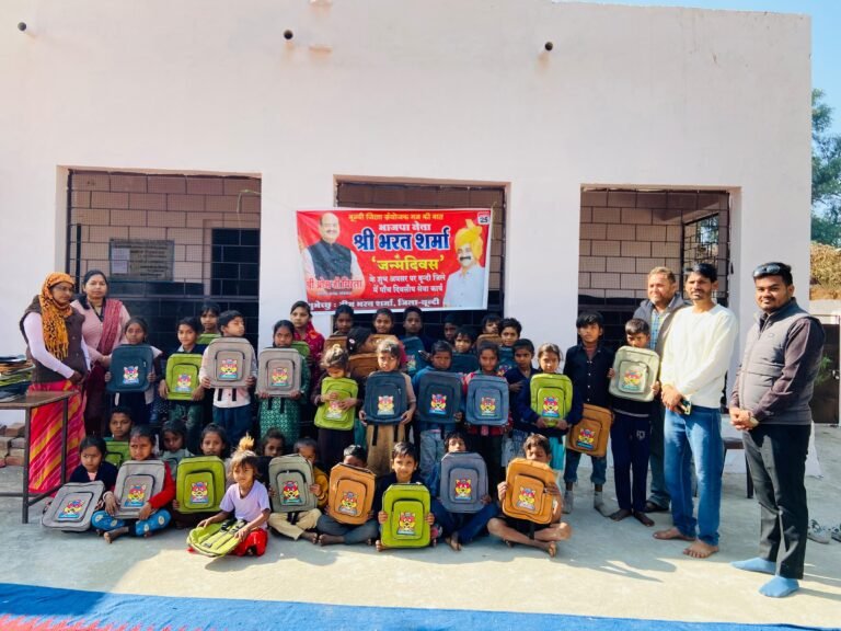 Bundi BJP Leader Birthday Service Program