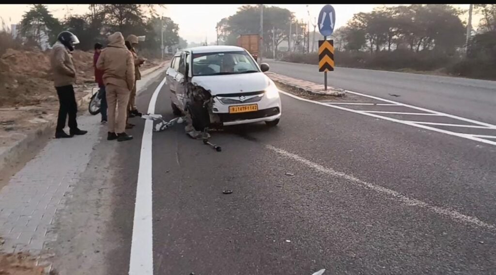 Road Accident Black Spot Jawanpura Bus Stand