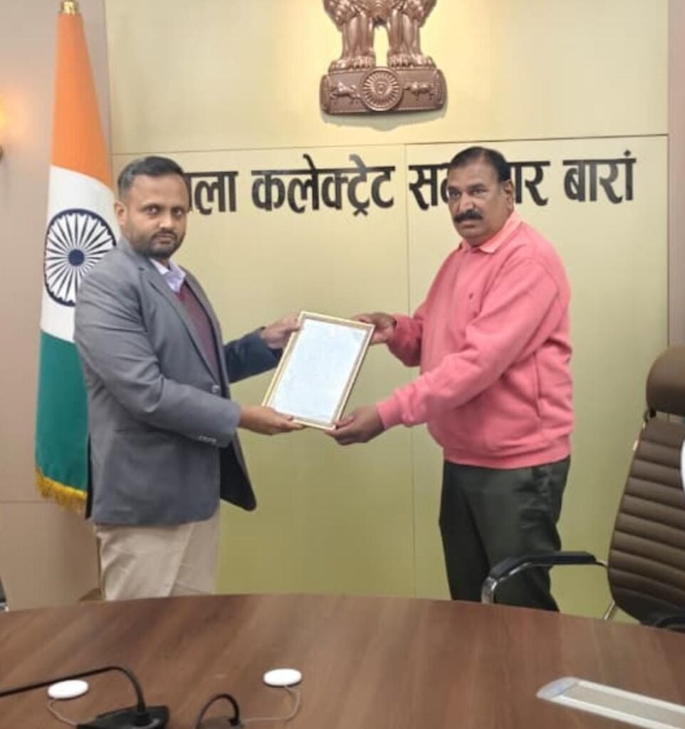 BLO Appreciation Certificate Mangrol