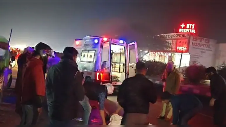 खाटूश्यामजी हादसा: रींगस में डंपर की चपेट में आया महाराष्ट्र श्रद्धालु