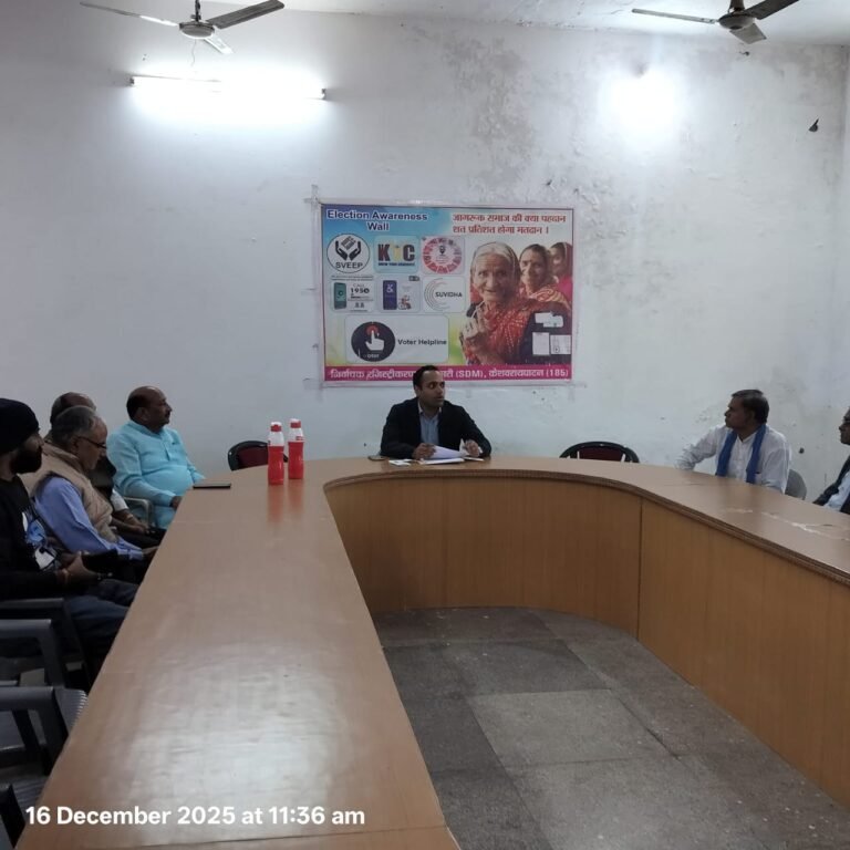 Special Intensive Revision of Electoral Roll 2026