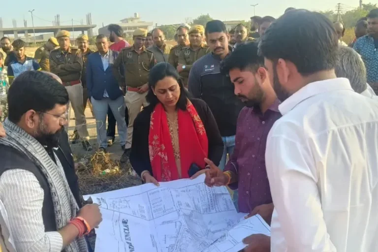 jaipur park burial protest