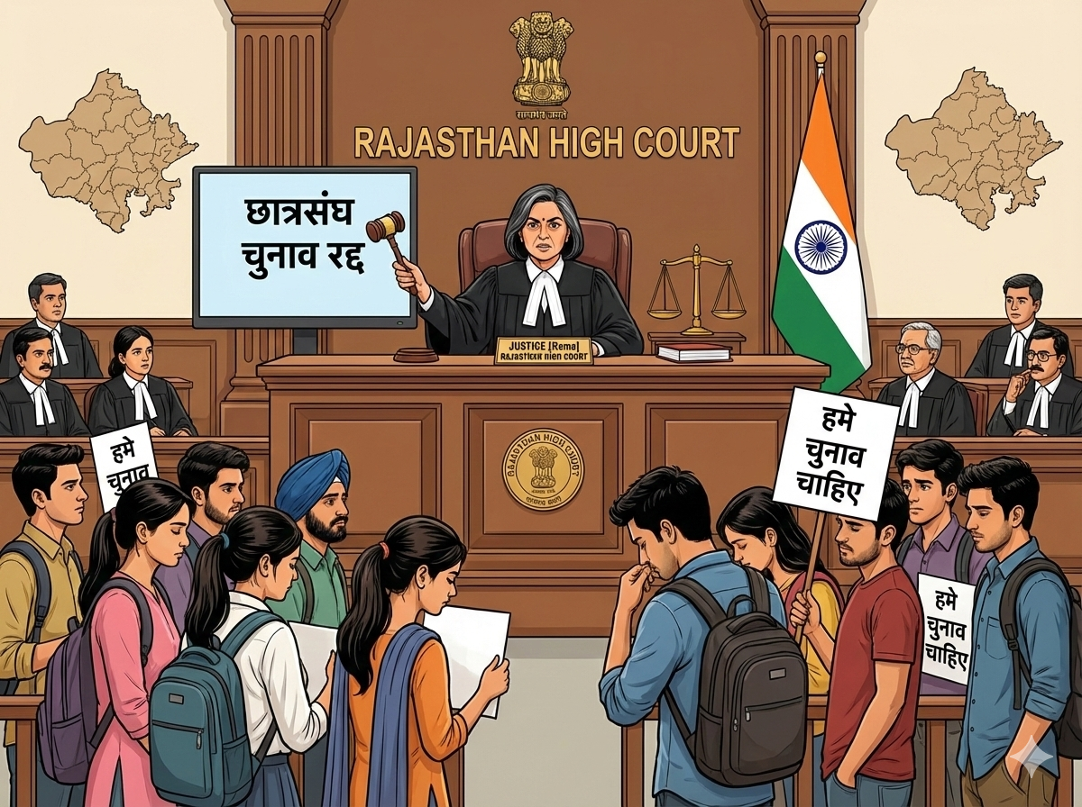 राजस्थान छात्रसंघ चुनाव पर हाईकोर्ट का फैसला: शिक्षा से ऊपर नहीं हो सकता चुनाव, याचिकाएं खारिज