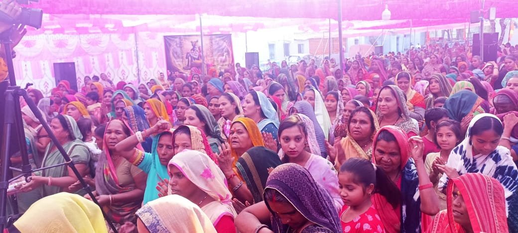 हरनावदाशाहजी में श्रीमद्भागवत कथा के तीसरे दिन संत अभिराम दास त्यागी ने जीवन–परिवर्तनकारी संदेश दिए