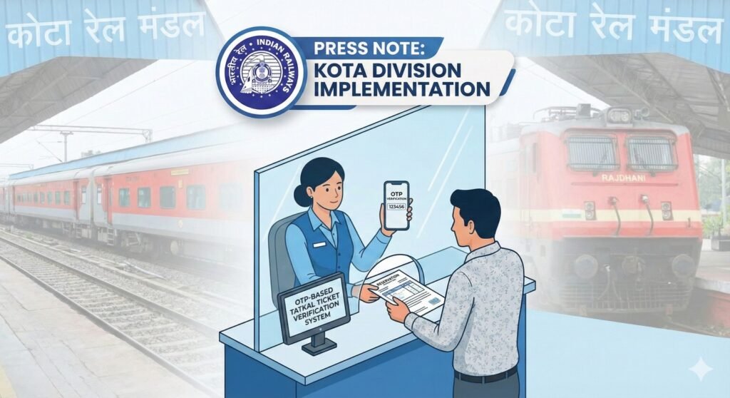 तत्काल टिकट ओटीपी वेरिफिकेशन