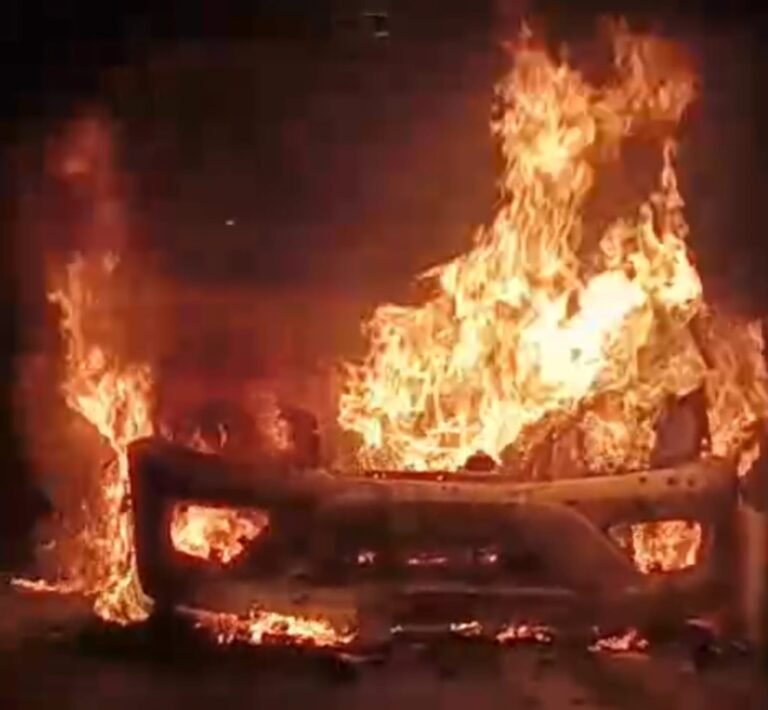 kota car fire