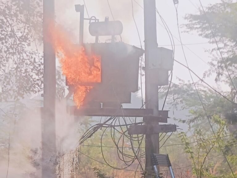 रानीवाड़ा ट्रांसफार्मर आग