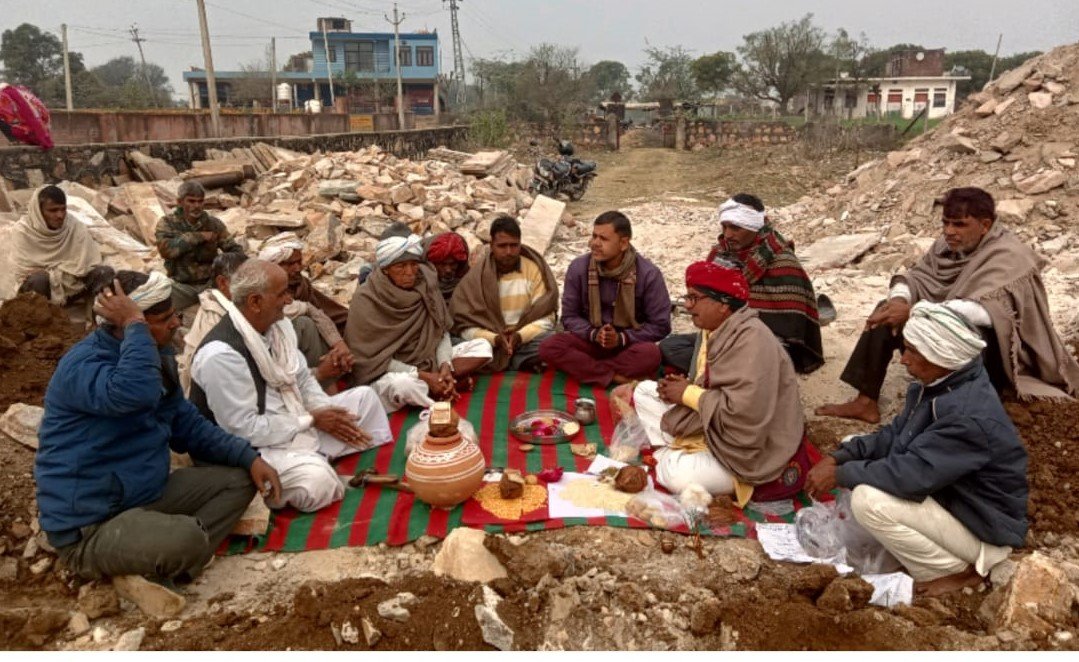 सहकारी समिति निर्माण सुरेली: ग्राम पंचायत सुरेली में 500 MT गोदाम का कार्य शुरू, ग्रामीणों में खुशी की लहर
