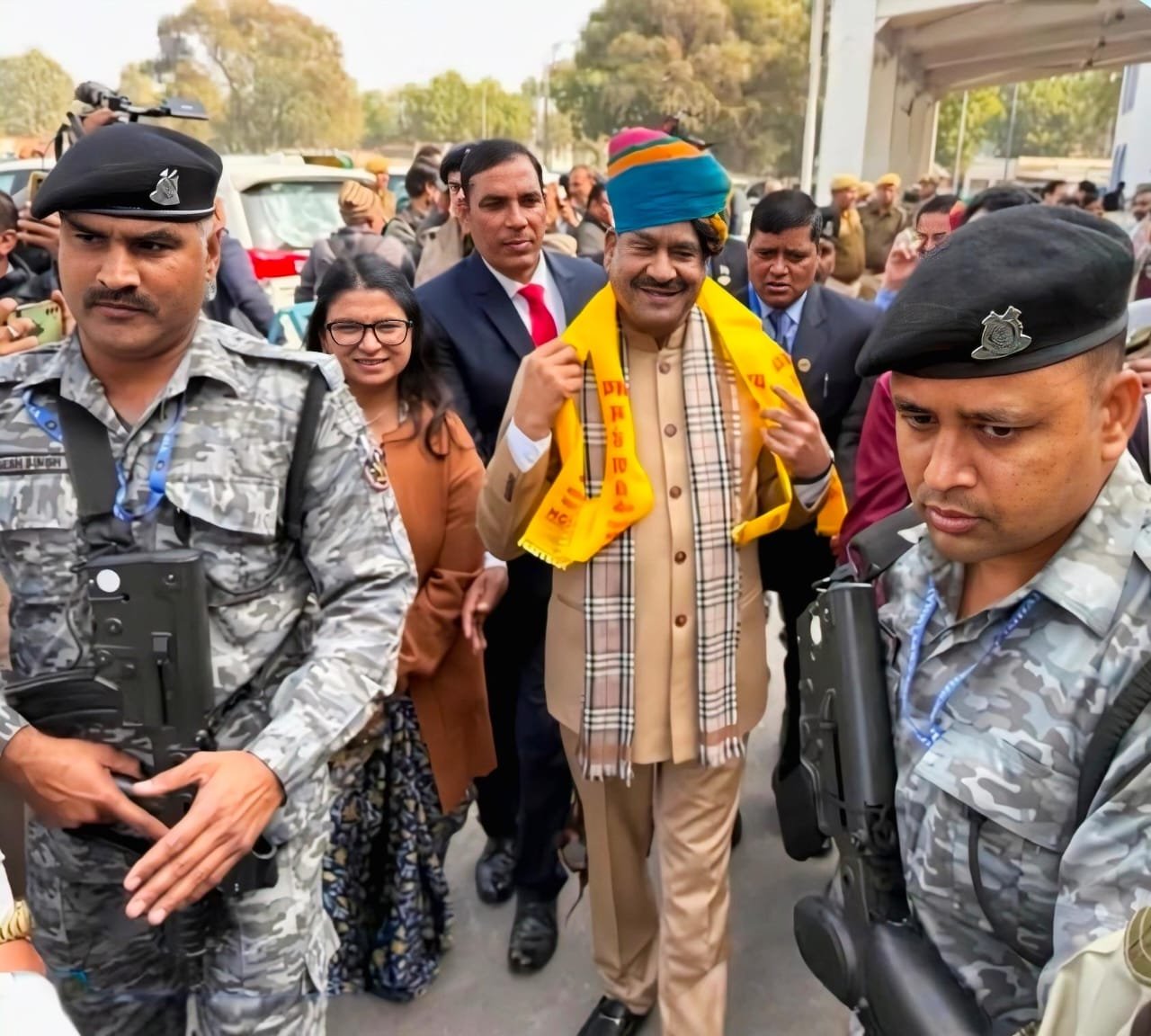 Om Birla Jodhpur Visit: लोकसभा अध्यक्ष ओम बिरला का जोधपुर दौरा, एयरपोर्ट पर जोरदार स्वागत, संसद की 22 भाषाओं में ऐतिहासिक पहल