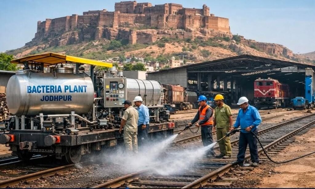 जोधपुर रेलवे वर्कशॉप बैक्टीरिया ट्रीटमेंट प्लांट