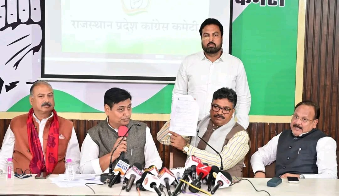 भाजपा वोट चोरी साजिश: अलवर में SIR की आड़ में 28 हजार मतदाताओं के नाम काटने का फर्जीवाड़ा उजागर, टीकाराम जूली का बड़ा आरोप