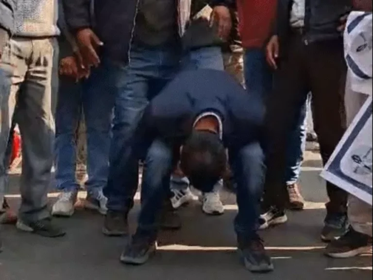 Jaipur Government Employees Protest