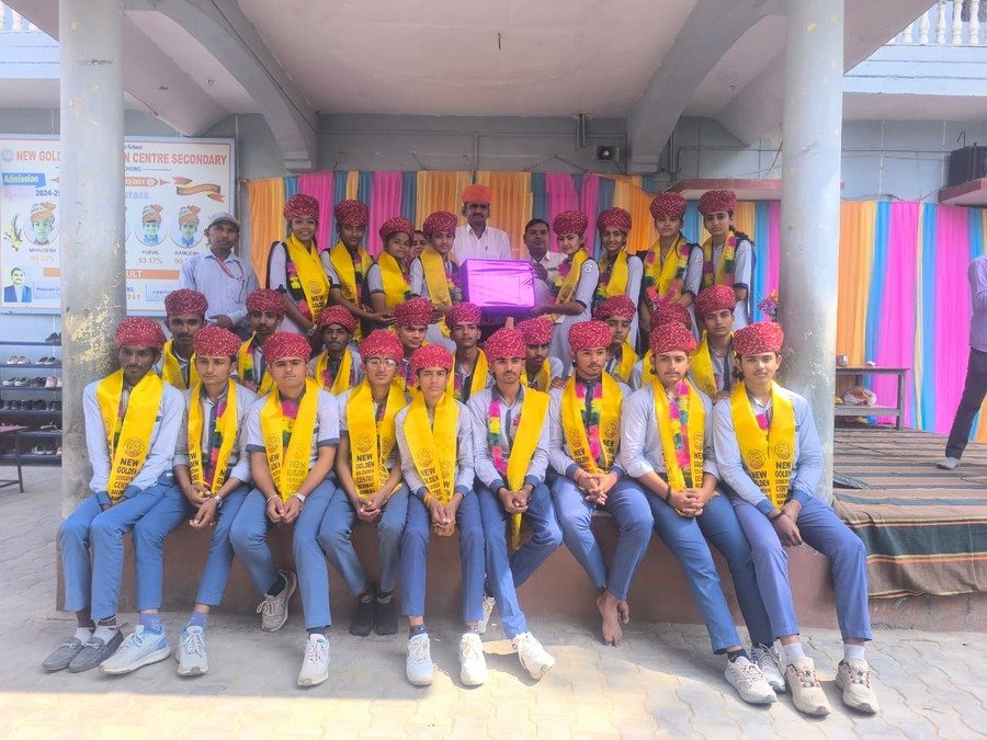 न्यू गोल्डन एजुकेशन सेंटर रानीवाड़ा: कक्षा दसवीं विद्यार्थियों का भव्य आशीर्वाद समारोह संपन्न, भविष्य के लिए प्रेरणा
